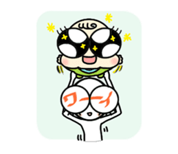 MEDEKA(Big eye) & Chibi-MEDEKA sticker #92261