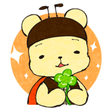 nanakuma [Ladybird+Bear] Cute characters sticker #92358