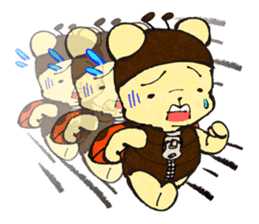 nanakuma [Ladybird+Bear] Cute characters sticker #92360