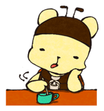 nanakuma [Ladybird+Bear] Cute characters sticker #92364