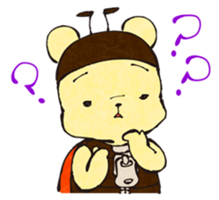 nanakuma [Ladybird+Bear] Cute characters sticker #92370