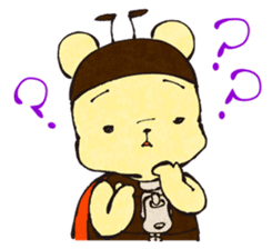 nanakuma [Ladybird+Bear] Cute characters sticker #92370