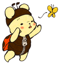 nanakuma [Ladybird+Bear] Cute characters sticker #92375