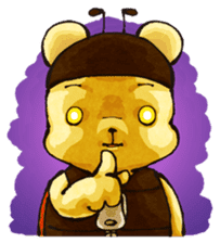 nanakuma [Ladybird+Bear] Cute characters sticker #92377