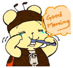 nanakuma [Ladybird+Bear] Cute characters sticker #92379