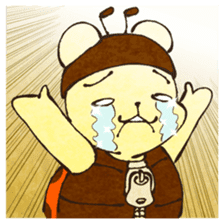 nanakuma [Ladybird+Bear] Cute characters sticker #92382