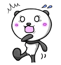SHAREPAN of stylish panda sticker #92520