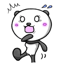 SHAREPAN of stylish panda sticker #92520