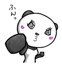 SHAREPAN of stylish panda sticker #92548