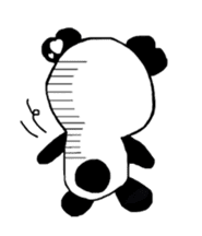 Heart of Love Panda sticker #92799