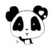 Heart of Love Panda sticker #92815