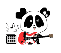 Heart of Love Panda sticker #92824