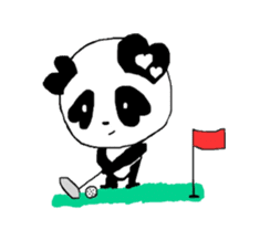 Heart of Love Panda sticker #92827