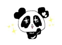 Heart of Love Panda sticker #92832