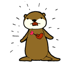 otter STAMP sticker #93041