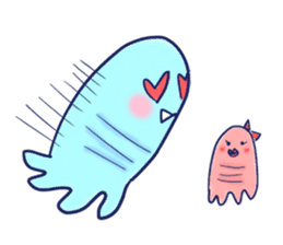 Hello Alien U sticker #93142