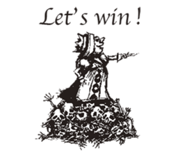 TBS drama "Thorn of Alice"(line drawing) sticker #93403