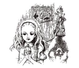 TBS drama "Thorn of Alice"(line drawing) sticker #93408