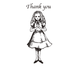 TBS drama "Thorn of Alice"(line drawing) sticker #93412