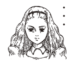 TBS drama "Thorn of Alice"(line drawing) sticker #93413