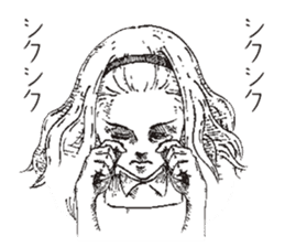 TBS drama "Thorn of Alice"(line drawing) sticker #93414
