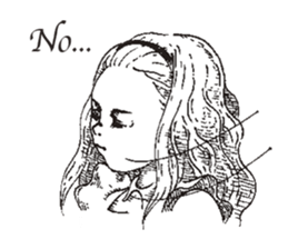 TBS drama "Thorn of Alice"(line drawing) sticker #93416