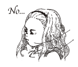 TBS drama "Thorn of Alice"(line drawing) sticker #93416
