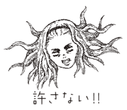 TBS drama "Thorn of Alice"(line drawing) sticker #93421