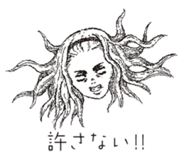 TBS drama "Thorn of Alice"(line drawing) sticker #93421