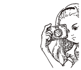 TBS drama "Thorn of Alice"(line drawing) sticker #93423