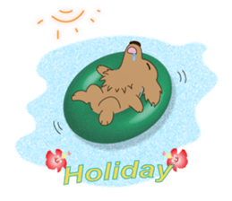 Every day of a pet and Leo sticker #93436