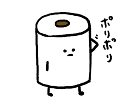 Toilet paper stamp sticker #94156