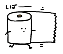Toilet paper stamp sticker #94163
