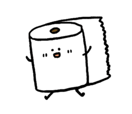 Toilet paper stamp sticker #94173