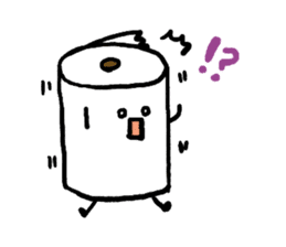 Toilet paper stamp sticker #94180