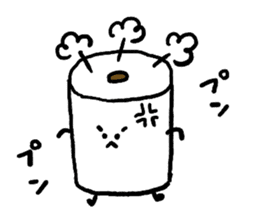 Toilet paper stamp sticker #94186