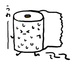 Toilet paper stamp sticker #94188