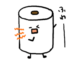 Toilet paper stamp sticker #94189