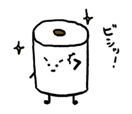 Toilet paper stamp sticker #94190