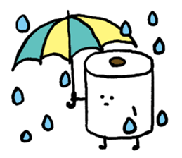 Toilet paper stamp sticker #94191