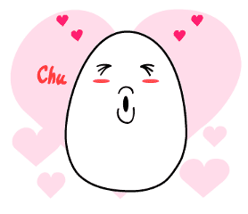 Tomu Egg is in your heart. sticker #94357