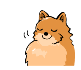 Pomeranian GON sticker #94524