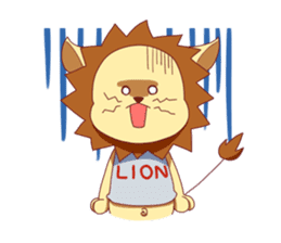 salarie man Lion sticker #94749