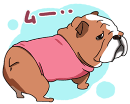 snub nosed dogs love! sticker #95044