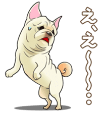 snub nosed dogs love! sticker #95066