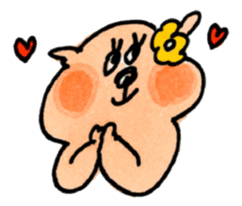 Ponu of puppy sticker #95123