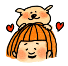 Ponu of puppy sticker #95126