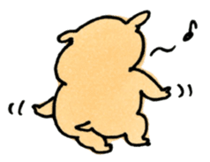 Ponu of puppy sticker #95132