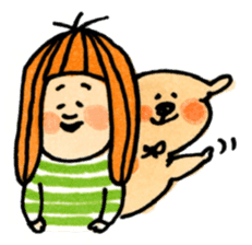 Ponu of puppy sticker #95146