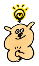 Ponu of puppy sticker #95147